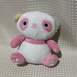 Squishmallows Kaldette the Panda Pink and White Plush